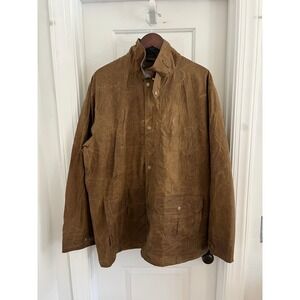 LL Bean British Millerain Waxed Cotton Field Jacket